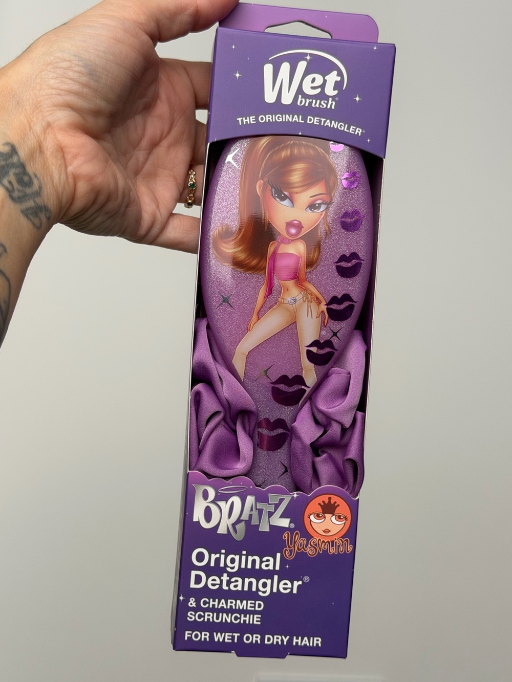 Limited Edition Wet Brush Bratz Yasmin Original Detangler - Purple Collector